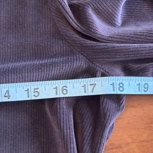 Madewell Corduroy Tie-Front Faux-Wrap Top - Picture 12 of 13